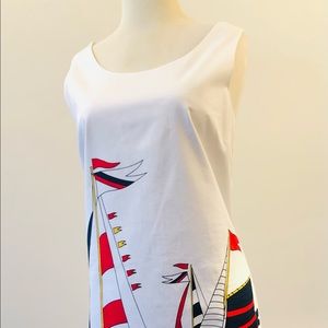 New sleeveless nautical dress